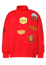 Dámska mikina Goldbergh Roma Turtle Neck Sweater Flame