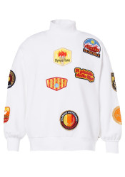 Dámska mikina Goldbergh Roma Turtle Neck Sweater White