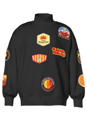 Dámska mikina Goldbergh Roma Turtle Neck Sweater Black