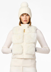 Dámska vesta Goldbergh Chic Bodywarmer Faux Cream