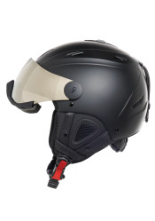 Lyžiarska prilba so zlatým štítom Goldbergh Glam Helmet Visor Black