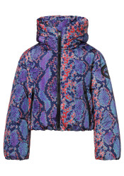 Dámska bunda Goldbergh Lucinda Ski Jacket Snake Turchese