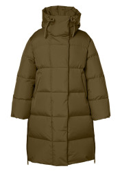Dámska páperová bunda Goldbergh Chaleur Jacket Dark Olive  