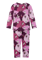 Set detskej funkčnej bielizne Reima Moomin Trivsam Rose pink