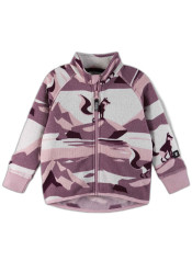 Detský fleecový sveter Reima Ornament - Deep purple