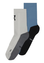 Dámske ponožky On Running Trail Sock High 2P, Glacier/Dust