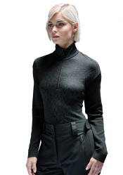 Dámsky sveter Newland N4 6836/0015 Lady Half Zip Black