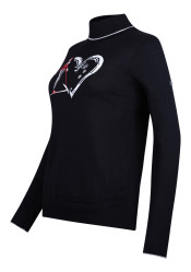 Newland N4 6817/0108 Lady WT-Neck Black/White