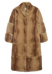 APPARIS Sylke Mink Coat Blonde Mink