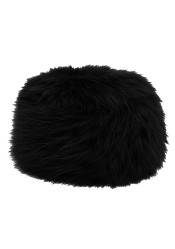 APPARIS Margot Sable Pillbox Hat Noir