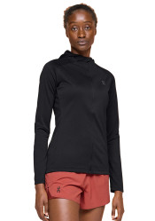 Dámska mikina On Running Climate Zip Hoodie, W Black