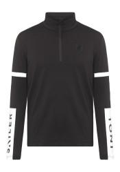 Pánska mikina Slim Fit Toni Sailer Pepe Men First Layer Black 100