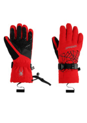 Detské lyžiarske rukavice Spyder 38F145401-SPR Overweb Gloves, Spyder Red