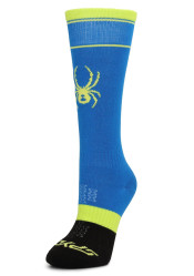 Detské lyžiarske ponožky Spyder 38F635406-CBT Youth Bug Liner Ski Socks, Cobalt