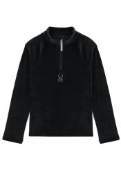 Detská mikina Spyder 38R125306-BLK2 Shimmer Bug 1/2 Zip, Black