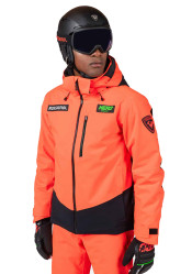 Pánska bunda Rossignol-HERO BLACKSIDE INSULATED JKT-NEON RED