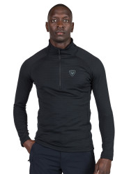 Pánska mikina Rossignol-BLACKSIDE FLEECE HZ-BLACK