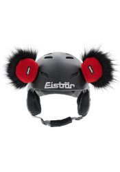 Medvedík Eisbär-Teddy Ears-schwarz-rot