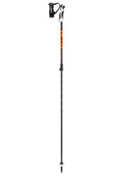 Zjazdové palice Leki Drifter Vario S, black-dark anthracite-neonorange, 90 - 120 cm
