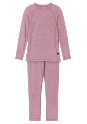 Set detskej funkčnej bielizne Reima Kinsei - Grey Pink