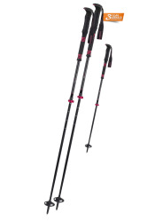 Skialpové palice Komperdell CARBON C2 Ultralight black/berry
