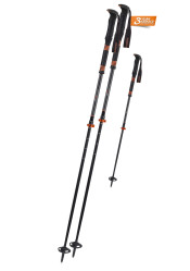 Skialpové palice Komperdel CARBON C2 Ultralight Black/Orange