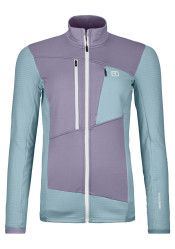 Dámska mikina Ortovox Fleece Grid Jacket W Glacier Grey