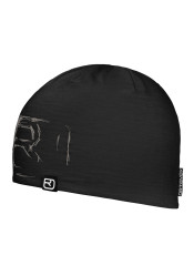 Čiapka Ortovox 120 Tec Logo Beanie Black Raven
