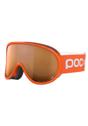 Detské lyžiarske okuliare POC POCito Retina Fluorescent Orange/Partly Sunny Light Orange
