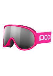 Detské lyžiarske okuliare POC POCito Retina Fluorescent Pink/Partly Sunny Silver