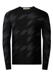 Pánsky sveter - Perfect Moment Cole Crew Neck Sweater Black