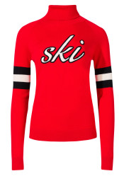 Dámsky sveter - Perfect Moment Neve Wool Sweater Red