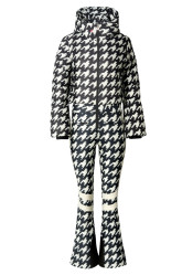 Dámsky overal - Perfect Moment Polar Flare Ski Suit Black/Snow White