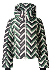 Dámska bunda - Perfect Moment Polar Flare Ski Jacket Iii Waffle Print - Green