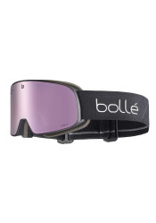 Lyžiarske okuliare Bollé Nevada Small Black Matte -Volt Pink Cat.2