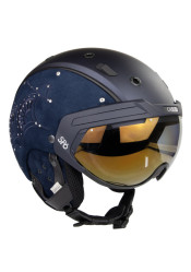 Lyžiarska prilba Casco SP-6 Majesty Nocturne blue Nubuk