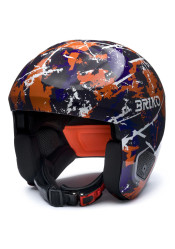 Lyžiarska helma Briko VULCANO 2.0 GRAPHIK-Shiny Orange Meteo