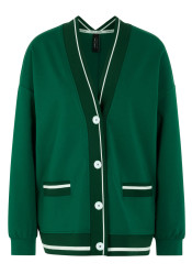 Dámsky sveter Marc Cain AS 31.12 J54 Jacket Dark Jade Green 556