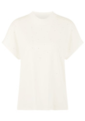 Dámske tričko Marc Cain AC 48.23 J14 T-Shirt Off-White 110