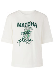 Dámske tričko Marc Cain AS 48.25 J37 T-Shirt Off-White 110