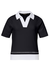 Dámske tričko Goldbergh Piccola Polo Top Black