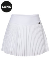 Dámska sukňa Goldbergh Plissé Long Skirt White