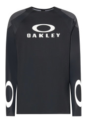 Pánske tričko Oakley Seeker Edge Ls Jersey Blackout 02E