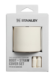 Ochranný silikónový návlek Stanley The Quencher Boot + Straw Topper 1180 Ml/40oz Cream