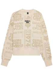 Dámska mikina Fox W Circa Flc Crew Off White