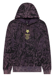 Pánska mikina Fox Image Print Flc Po Plum Perfect