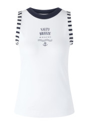 Dámsky top Marc Cain AS 61.17 J75 Top White 100