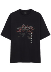 Pánske tričko Oakley Mtn Ridge Tee Pitch Black 021