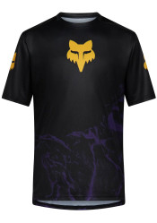 Detský cyklistický dres Fox Yth Ranger Ss Jrsy Img Print Plum