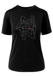 Dámske tričko Martini Alpmate Breeze Shirt W Black/White 110/000